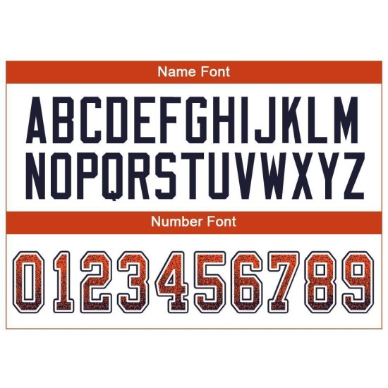 Custom Orange Navy-White Mesh Drift Fashion Football Jersey