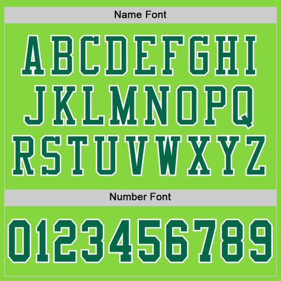 Custom Neon Green Kelly Green-White Mesh Authentic Football Jersey